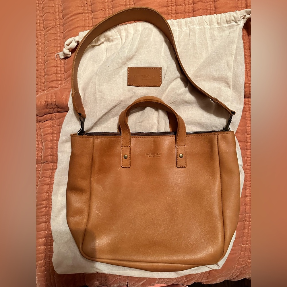 Parker Clay Real Leather Handbag